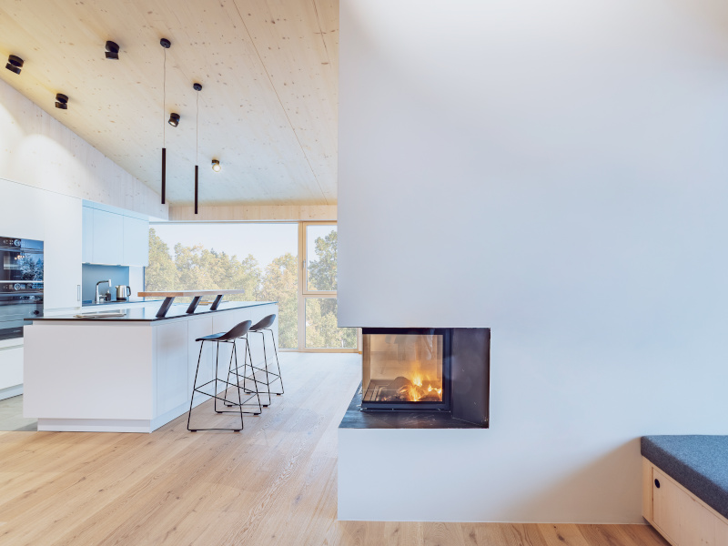 Kamin als besonderes objektspezifisches Merkmal