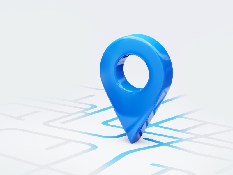 stilisiertes Location Icon als Sinnbild für Bodenwert