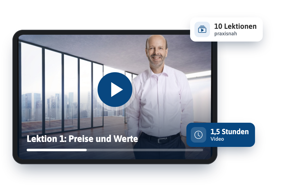 Videokurs Immobilienbewertung mit Ralf Kröll, 10 Lektionen